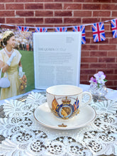 画像をギャラリービューアに読み込む, エリザベス女王 コロネーション記念 2点セット(カップ1個、ソーサー1枚)