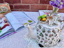 画像をギャラリービューアに読み込む, 超レア!! ティーセットが乗ったお花のティーポット