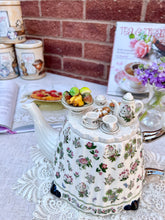 画像をギャラリービューアに読み込む, 超レア!! ティーセットが乗ったお花のティーポット