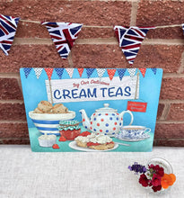 画像をギャラリービューアに読み込む, 新品 Cream Teasメタルポスター(背景ブルー)