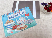 画像をギャラリービューアに読み込む, 新品 Cream Teasメタルポスター(背景ブルー)