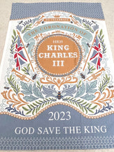 画像をギャラリービューアに読み込む, 【チャールズ国王 戴冠式】GOD SAVE THE KING ティータオル