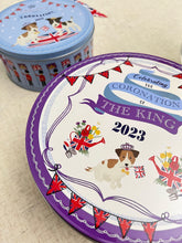 画像をギャラリービューアに読み込む, 【チャールズ国王 戴冠式】テスコ 限定缶(大小2つセット)