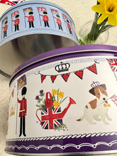 画像をギャラリービューアに読み込む, 【チャールズ国王 戴冠式】テスコ 限定缶(大小2つセット)