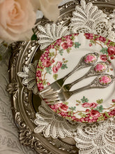 画像をギャラリービューアに読み込む, ローズモチーフ デザートフォーク