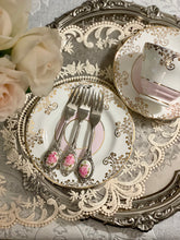 画像をギャラリービューアに読み込む, ローズモチーフ デザートフォーク