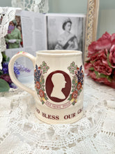 画像をギャラリービューアに読み込む, 【メイソンズ】エリザベス女王 シルバージュビリー タンカード マグカップ