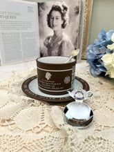 画像をギャラリービューアに読み込む, レア!ホーンジー エリザベス女王 シルバージュビリー 記念デュオ(カップ1個、ソーサー1枚)