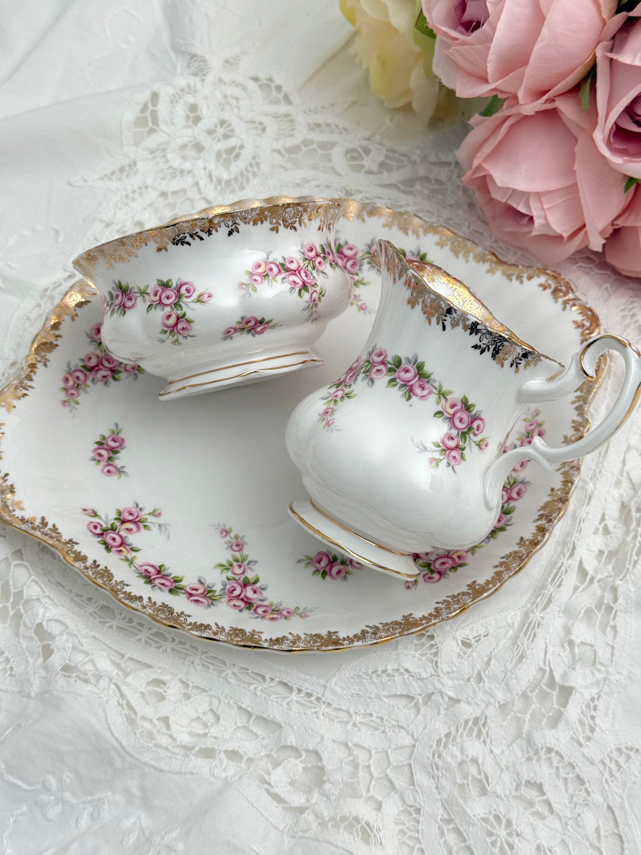 オールニッポン 一陳盛り アールヌーボー 花紋 シュガーボウル オールニッポン 一陳盛り アールヌーボー 花紋 シュガーボウル