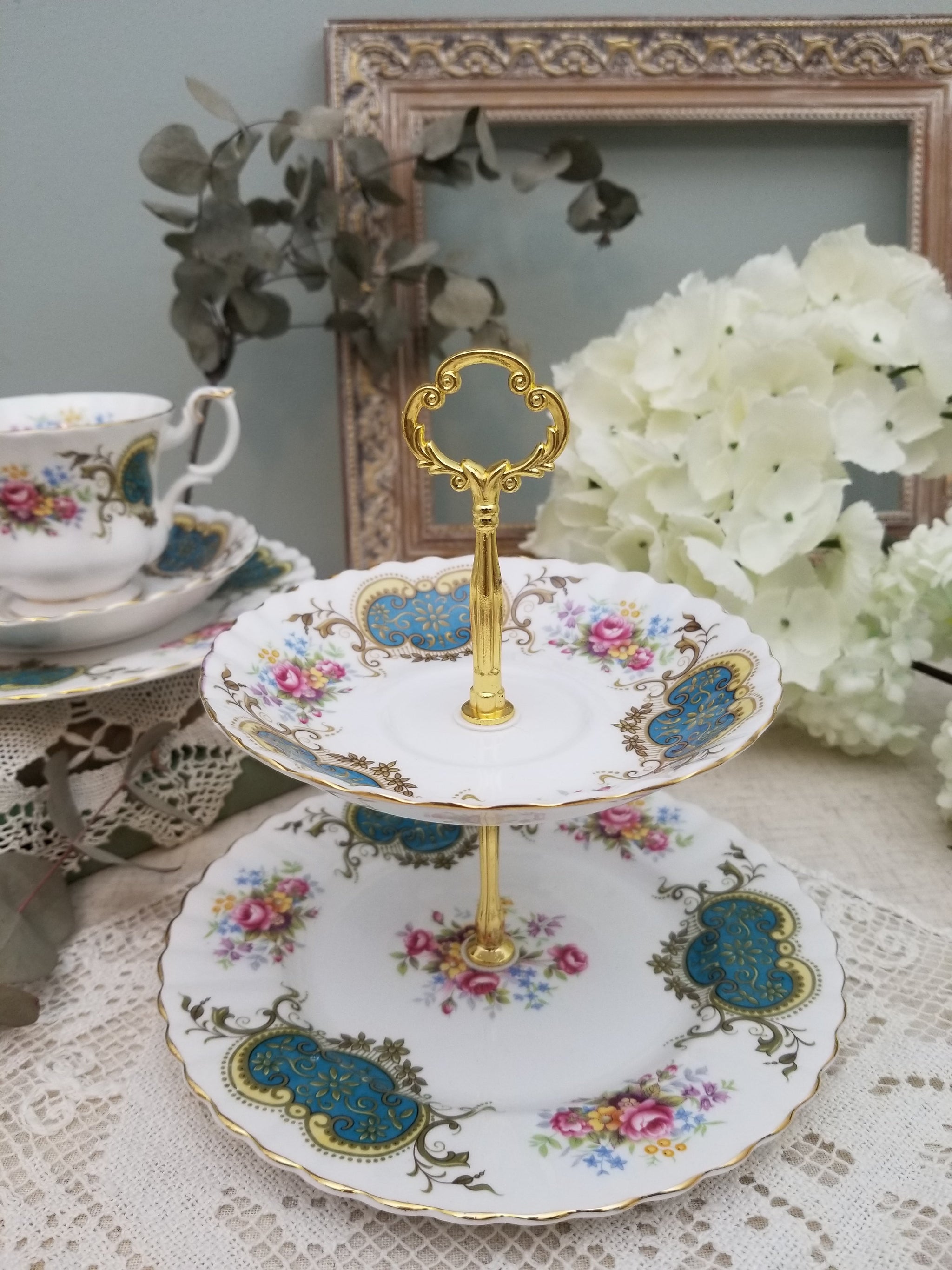 ロイヤルアルバート　コテージガーデン　20cm プレート　2枚 ROYAL ALBERT (ロイヤルアルバート) コテージガーデン プレート