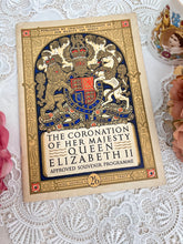 画像をギャラリービューアに読み込む, エリザベス女王　1953年 コロネーション (戴冠式)  公式プログラム
