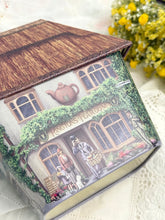 画像をギャラリービューアに読み込む, レア【リントンズ】ティールーム　コテージ型　缶
