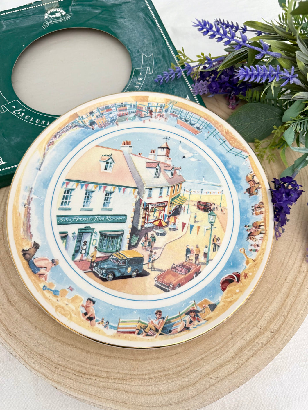 【リントンズ】飾り皿(Seaside Days) メイソンズ　未使用品