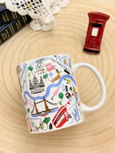 画像をギャラリービューアに読み込む, 【アクセサライズ】新品　ロンドン柄　マグカップ
