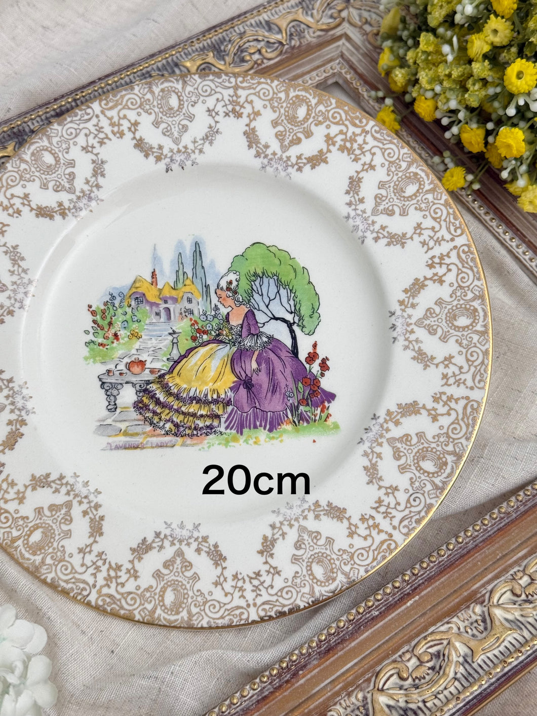 【クラウンデュカル】　クリノリンレディ　20cm / 25.5cm プレート