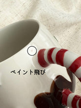 画像をギャラリービューアに読み込む, 【クリスマスプディング】新品　ハンドペイント　マグカップ
