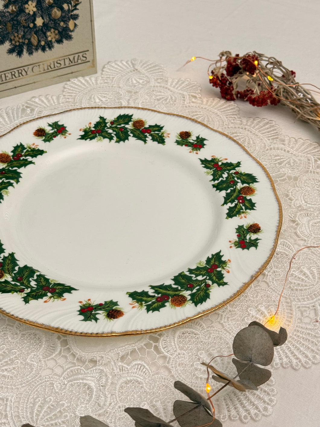 【クイーンズ】クリスマス　26.5cm　ディナープレート