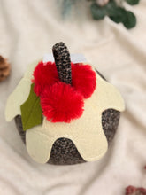 画像をギャラリービューアに読み込む, 【クリスマスプディング】ヴィンテージ　未使用品　ドアストッパー
