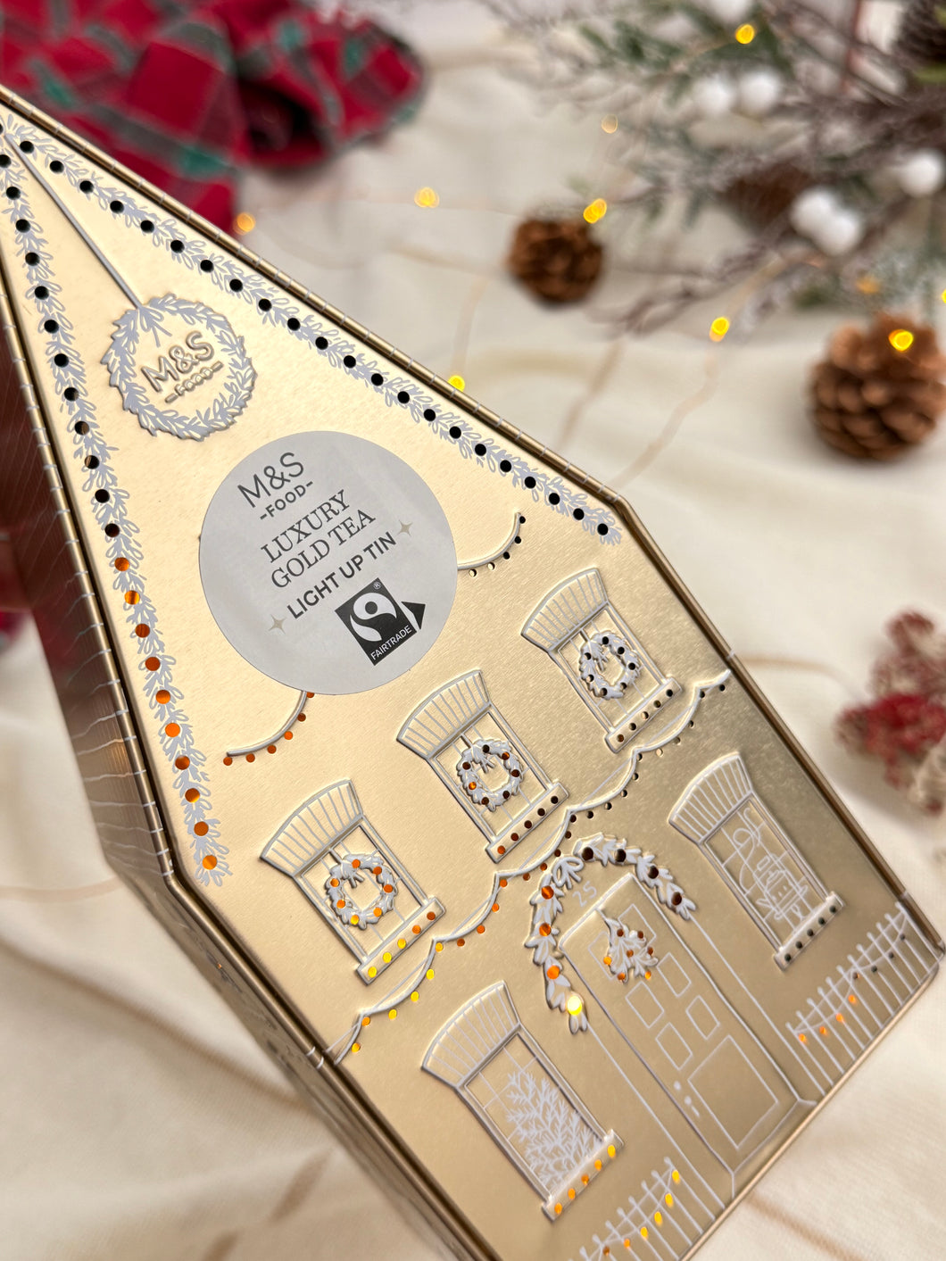 【M＆S】クリスマス　限定　紅茶缶