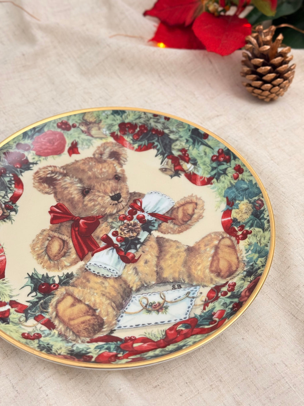 レア【フランクリン ミント】数量限定品　クリスマス　ヴィンテージ絵皿 　