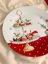 画像をギャラリービューアに読み込む, 【レオナルド】ヴィンテージ　未使用　27cmプレート+ケーキサーバー セット
