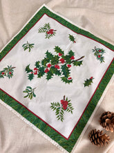 画像をギャラリービューアに読み込む, 【テーブルドレッシング】クリスマス　ヴィンテージ　テーブルリネン　　
