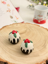 画像をギャラリービューアに読み込む, 【クリスマスプディング】未使用　ソルト&amp;ペッパー入れ
