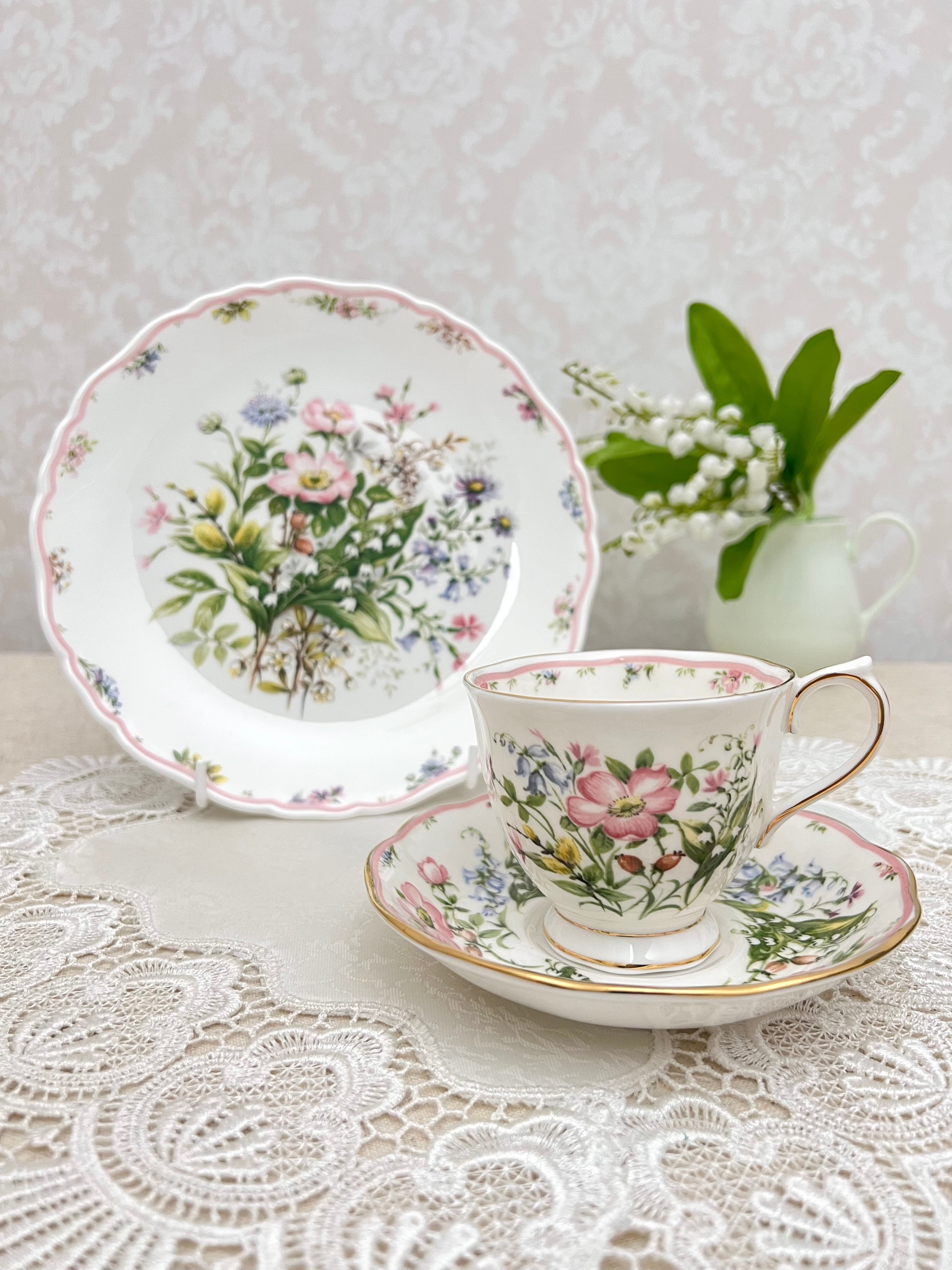 20】ロイヤルアルバート カップ&ソーサー 3客セット まとめ売り 美品