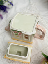 画像をギャラリービューアに読み込む, 【レオナルド】若草色 おうち型ティーポット　
