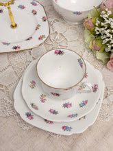 画像をギャラリービューアに読み込む, セット販売【タスカン/ロズリンチャイナ】5点セット(カップ、ソーサー、小皿、スタンド、シュガーボウル)
