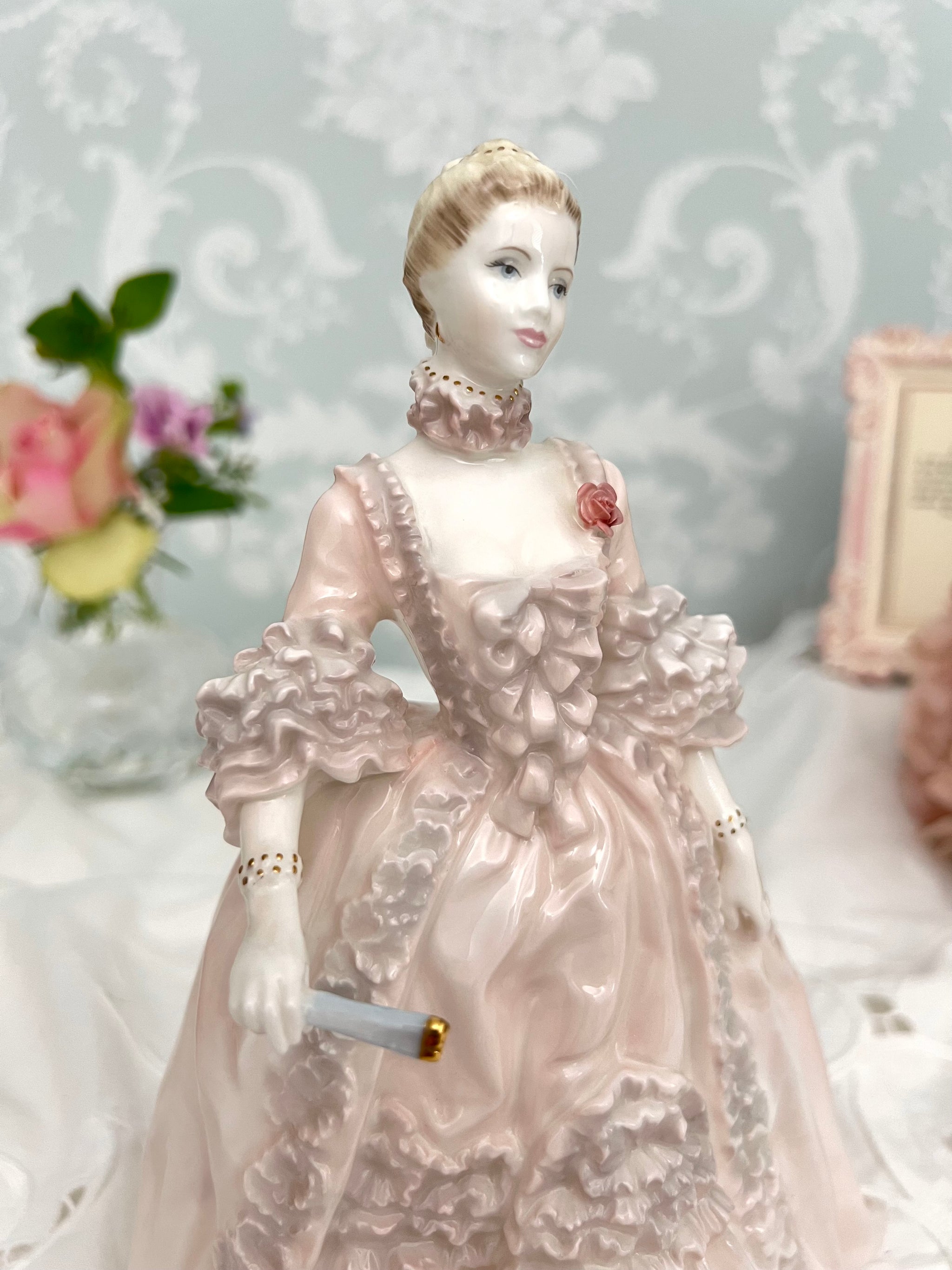 コールポート】 限定フィギュリン ポンパドール夫人 Madame de Pompadour 証明書+パラソル付 送料無料 – caronrose