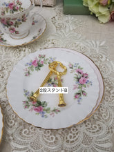 画像をギャラリービューアに読み込む, 【ロイヤルアルバート】モスローズ (2段スタンド/3点セット/ティーポット/プレート/ミルクジャグ/シュガーボウル)
