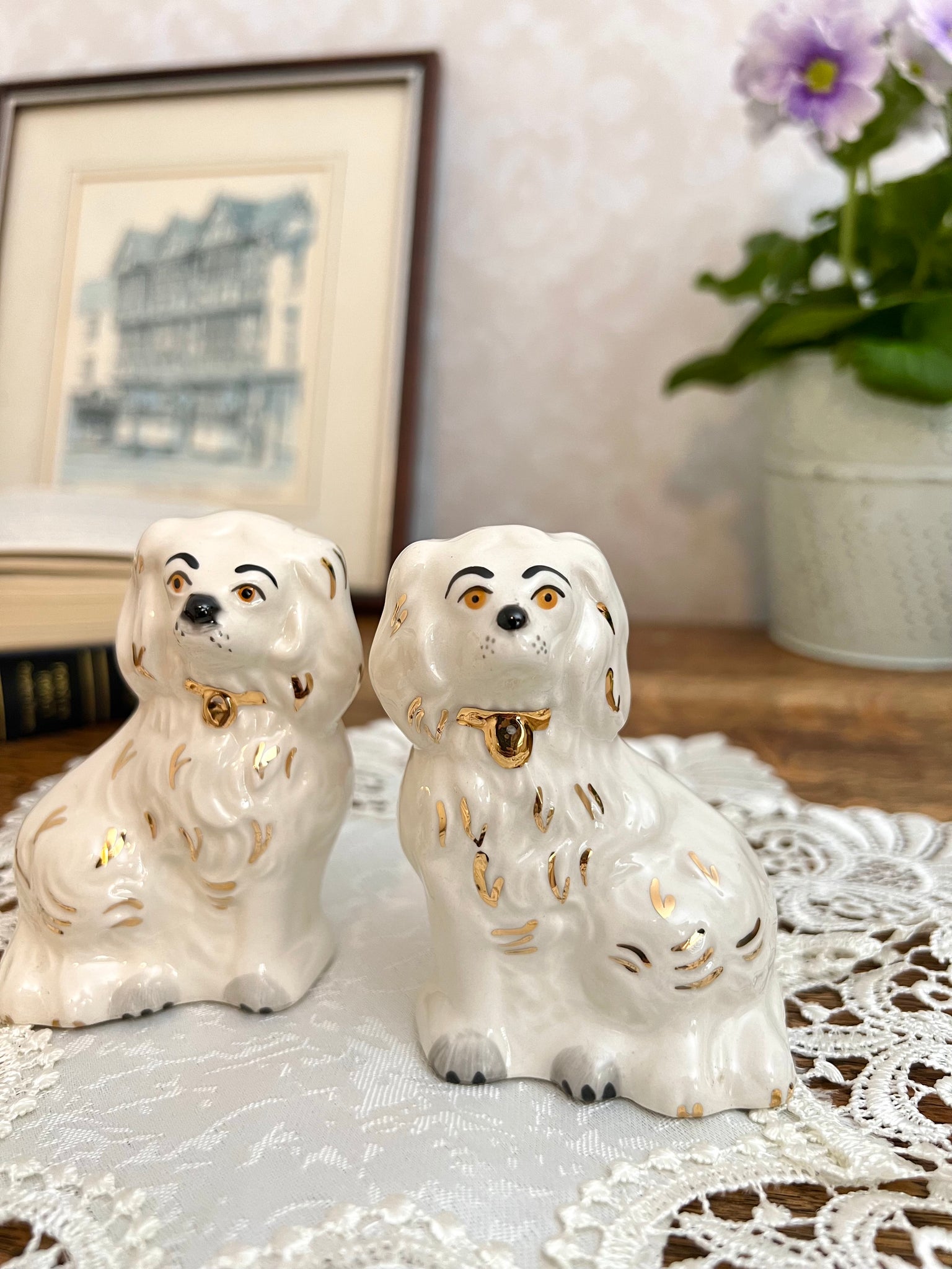 Royale staffordshire 一輪挿しとベル スタッフフォードシャー - 花瓶