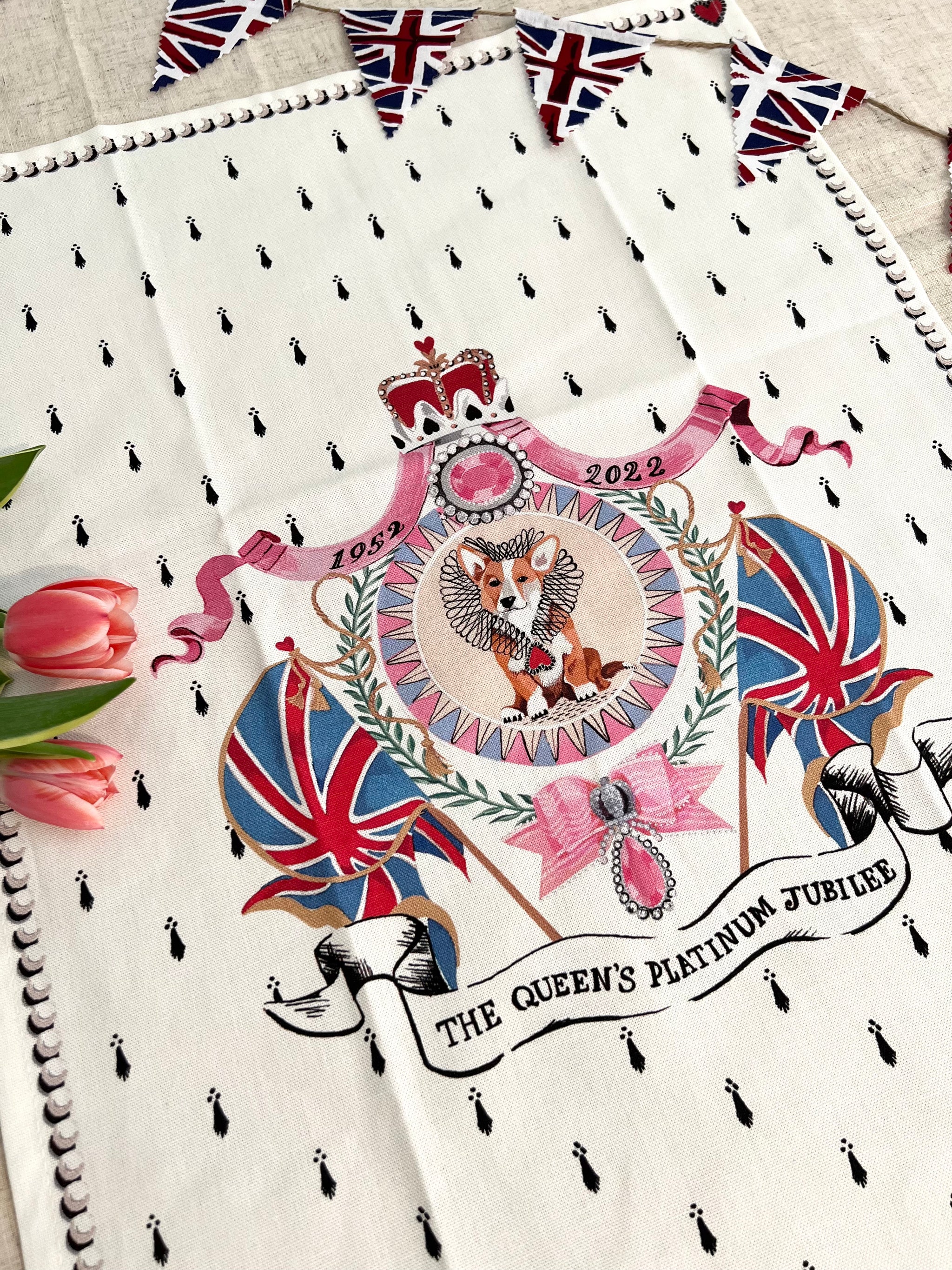 新品未使用】キャスキッドソン ティータオル プラチナジュビリー  