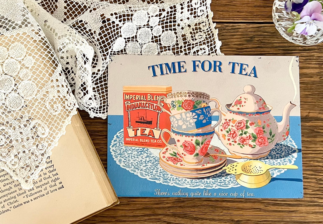 Time For Tea メタルポスター