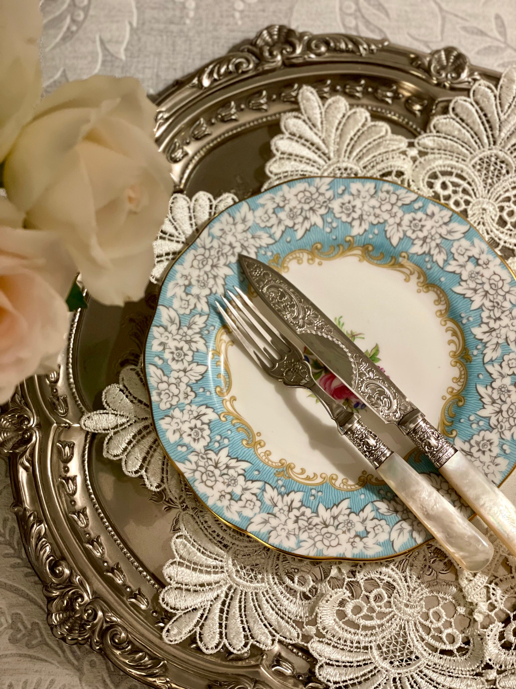 白蝶貝　デザート用　ナイフとフォーク 白蝶貝デザートナイフ / フォーク – caronrose