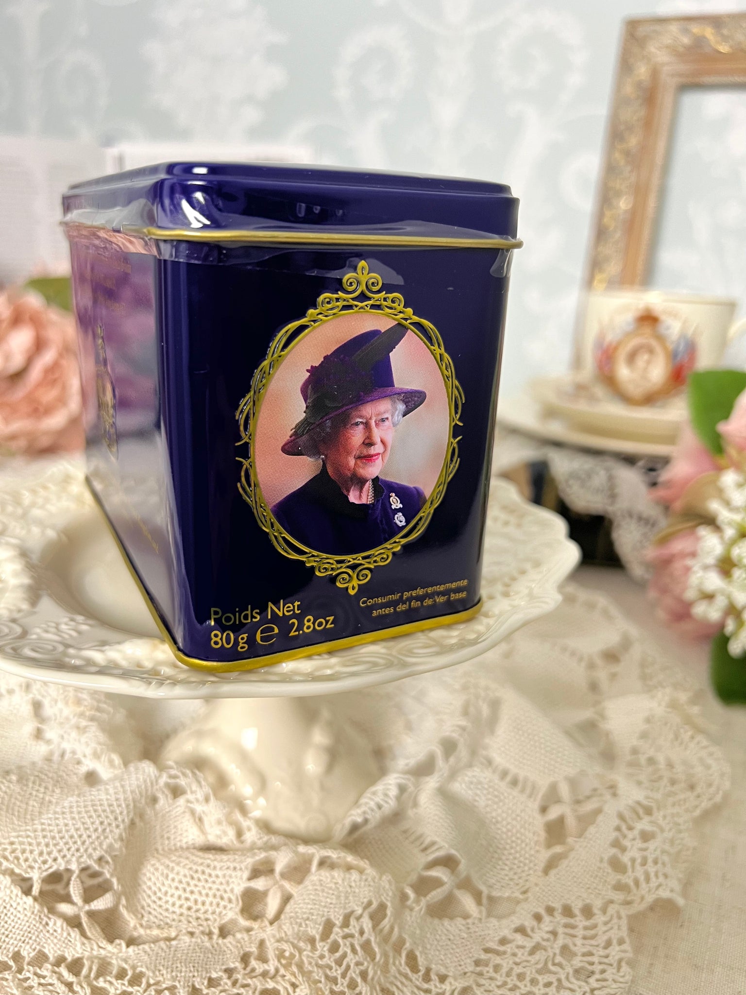 プラチナジュビリー紅茶缶 / 女王紅茶缶 – caronrose