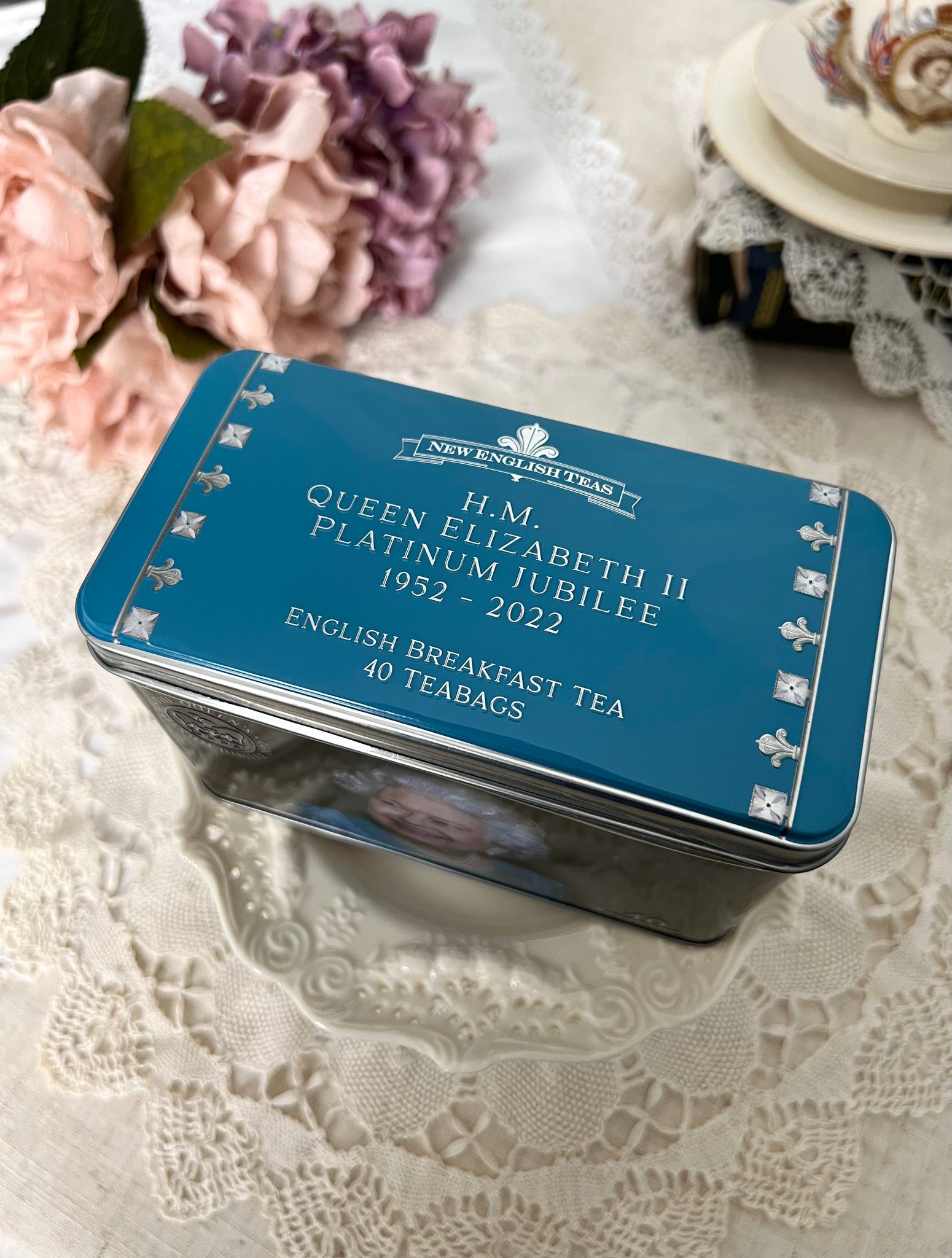 英王室公式 エリザベス プラチナジュビリー 紅茶缶 ＆ アフタヌーン 